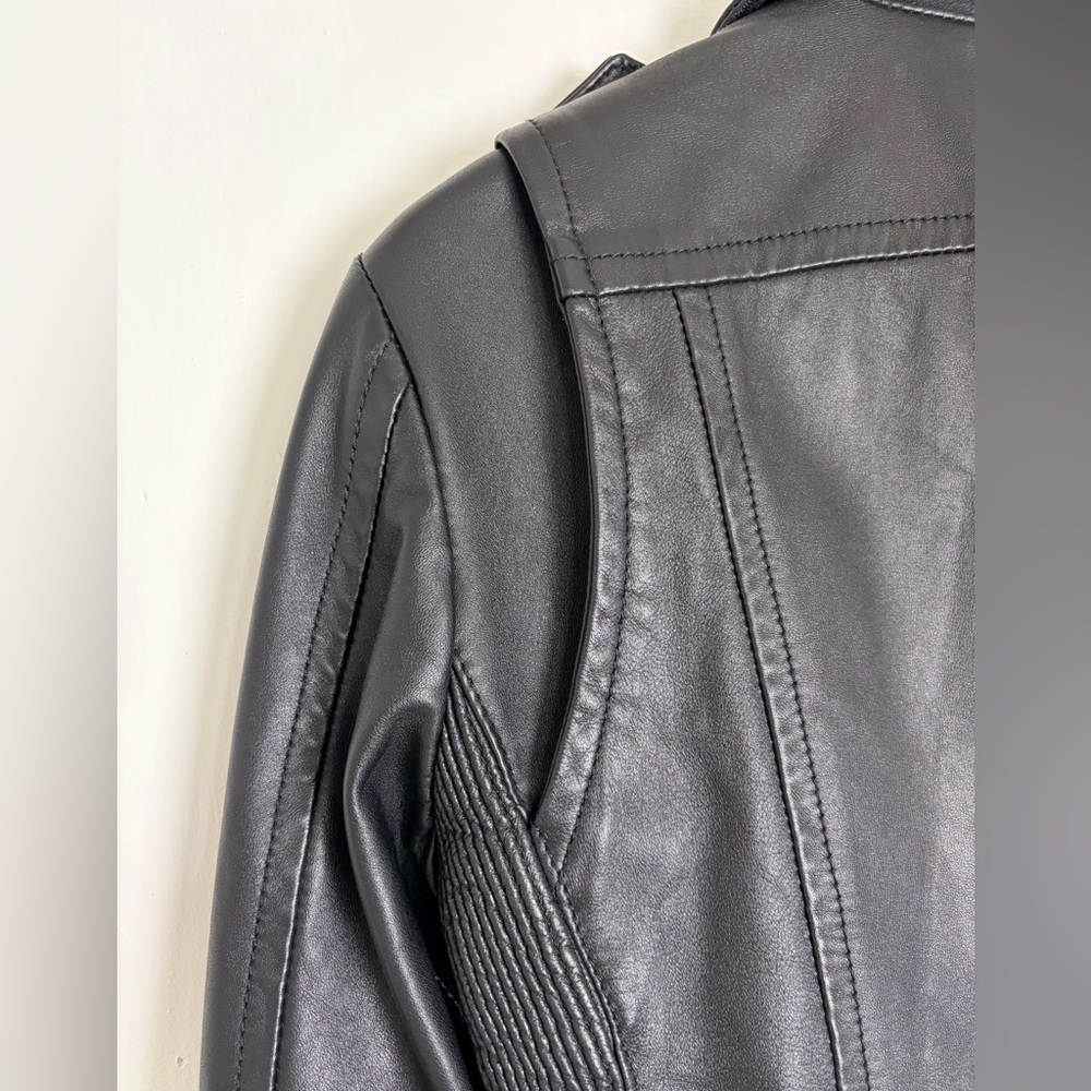 Pierre Balmain Leather Biker Jacket - Picture 7 of 15